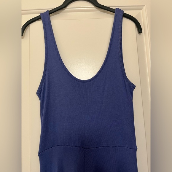 Marine Layer Lexi Rib Fit and Flare Midi Dress in Marlin Size S - Picture 8 of 9